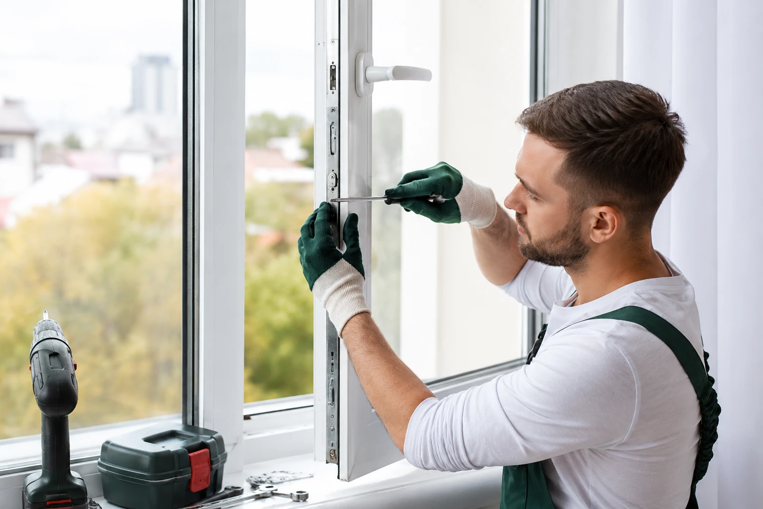 Réglage porte coulissante aluminium - reparation fenetre seo
